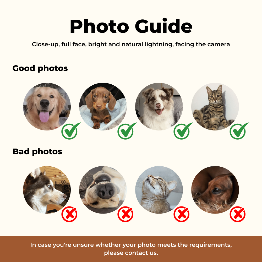 Custom Human & Pet Poster Sandstone Harmony Portrait – Personalized High-Resolution Matte Print for Wall Art, Home Decor, or Unique Gifts for Pet Lovers (Frame Not Included)